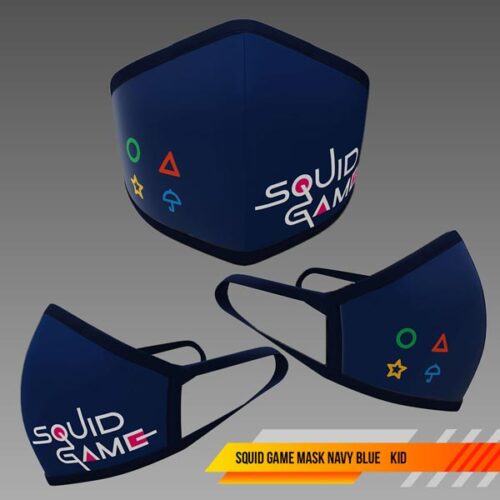 Squid Game Mask Navy Blue (kid)